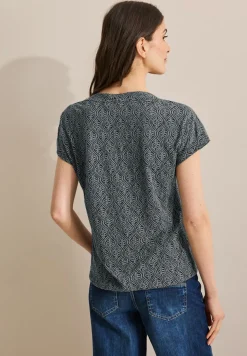 Melange-Look Shirt