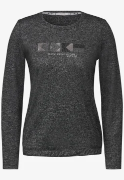 Melange-Look Shirt