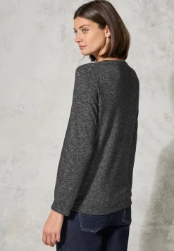 Melange-Look Shirt