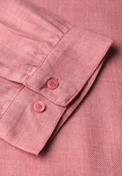 Melange Rundhals Bluse