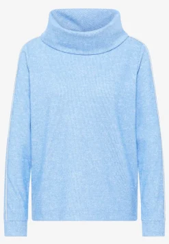 Melange Shirt mit Tape