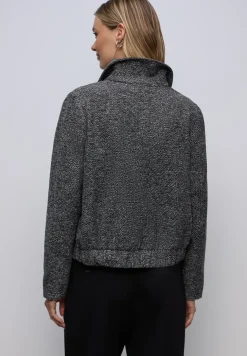 Melierte Jacke