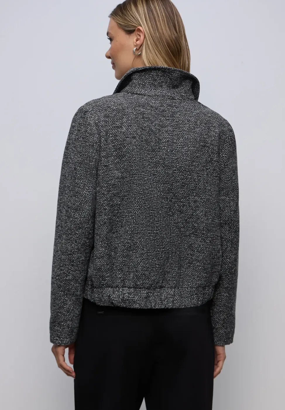 Melierte Jacke