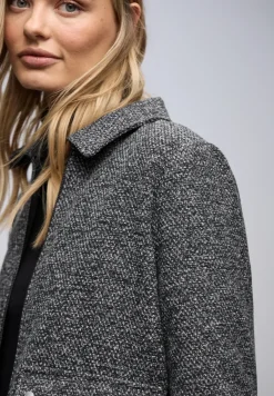 Melierte Jacke