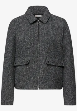 Melierte Jacke