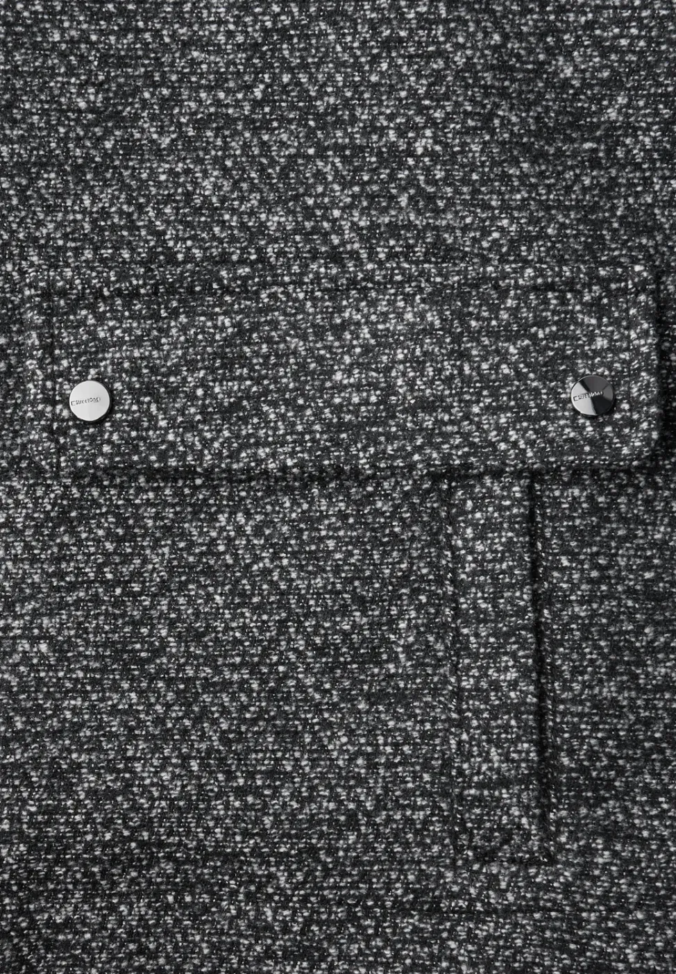 Melierte Jacke