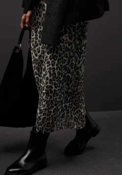 Mesh-Plissée Kleid