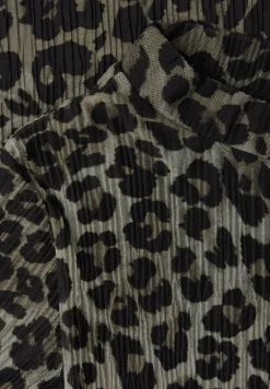 Mesh-Plissée Kleid