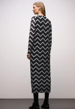 Mesh-Plissée Kleid