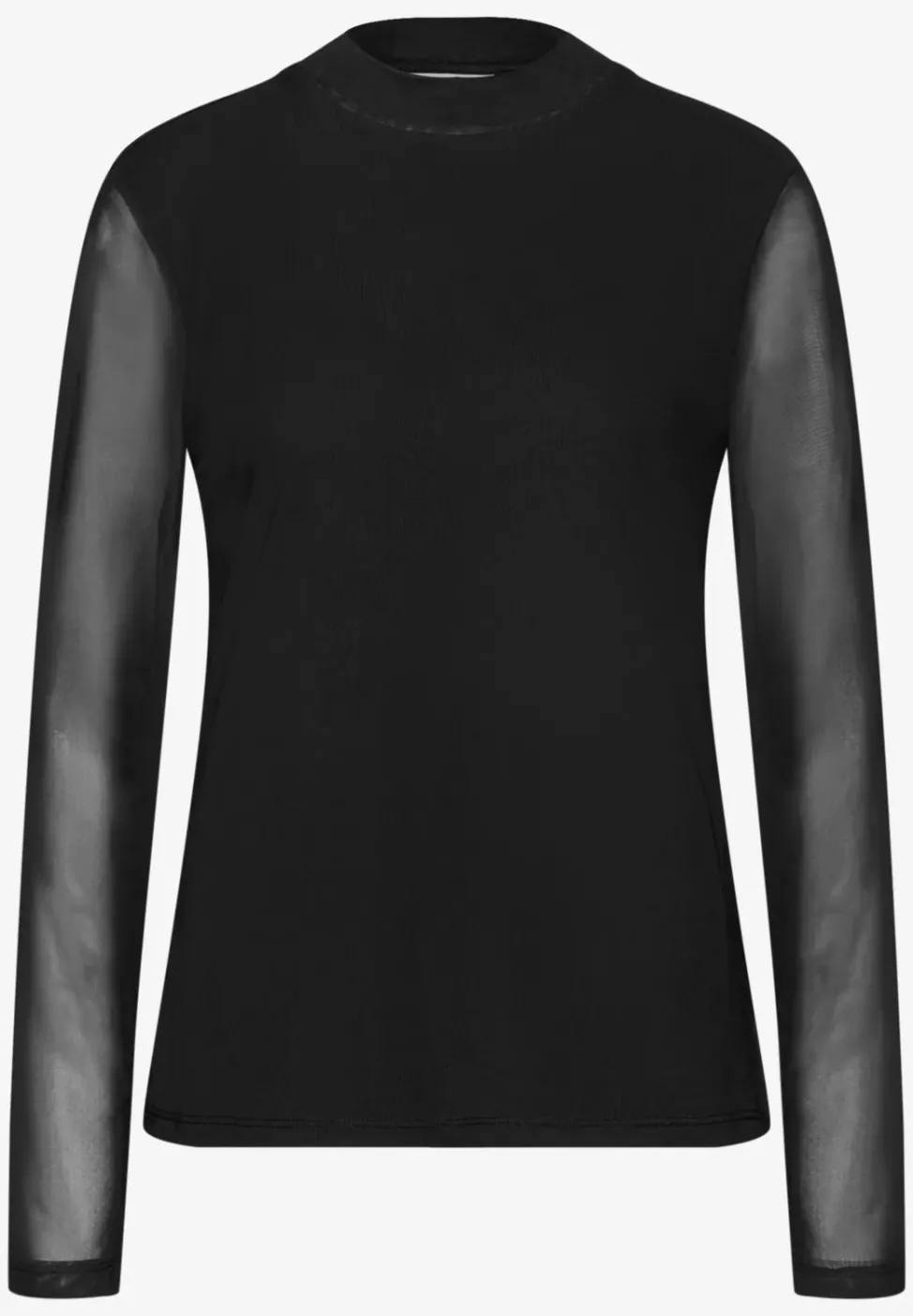 Mesh Turtleneck Shirt