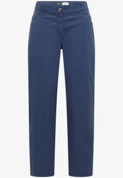 Mid Waist Barrel Leg Hose im Casual Fit