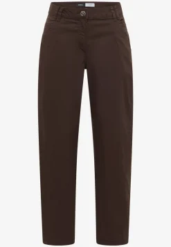 Mid Waist Barrel Leg Hose im Casual Fit
