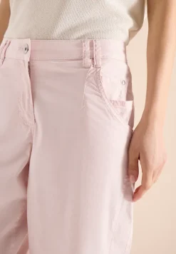 Mid Waist Barrel Leg Hose im Casual Fit