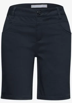 Mid Waist Bermuda in Satin-Optik