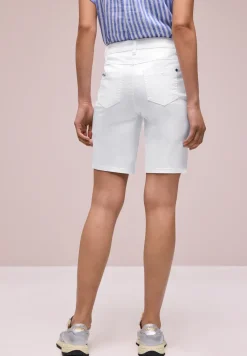 Mid Waist Bermuda in Satin-Optik