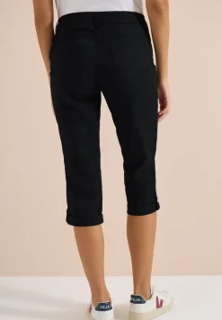 Mid Waist Casual Fit Hose mit Turn Up