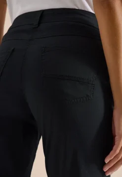 Mid Waist Casual Fit Hose mit Turn Up