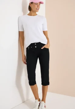 Mid Waist Casual Fit Hose mit Turn Up