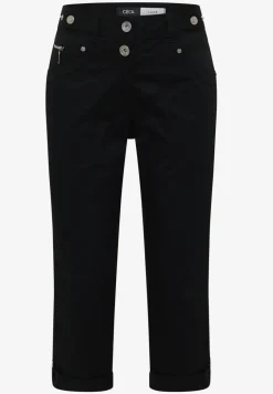 Mid Waist Casual Fit Hose mit Turn Up
