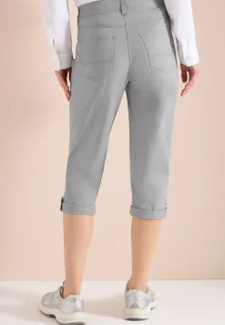 Mid Waist Casual Fit Hose mit Turn Up