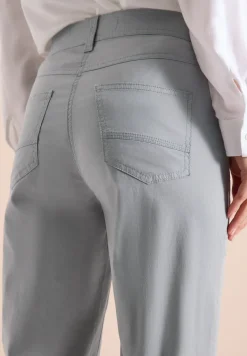 Mid Waist Casual Fit Hose mit Turn Up