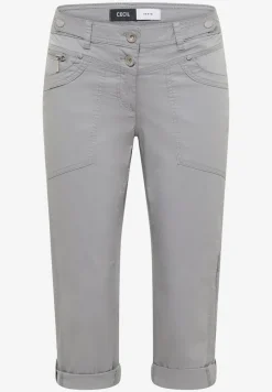 Mid Waist Casual Fit Hose mit Turn Up
