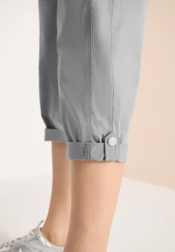 Mid Waist Casual Fit Hose mit Turn Up