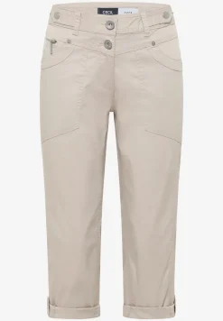 Mid Waist Casual Fit Hose mit Turn Up