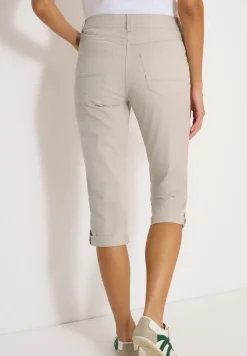 Mid Waist Casual Fit Hose mit Turn Up