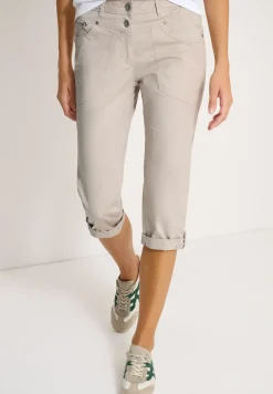 Mid Waist Casual Fit Hose mit Turn Up