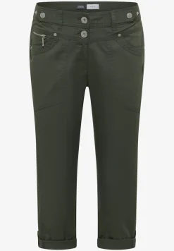 Mid Waist Casual Fit Hose mit Turn Up