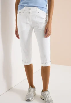 Mid Waist Casual Fit Hose mit Turn Up