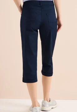 Mid Waist Casual Fit Hose mit Turn Up