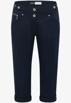 Mid Waist Casual Fit Hose mit Turn Up