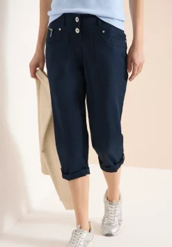 Mid Waist Casual Fit Hose mit Turn Up