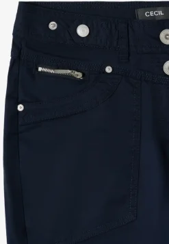 Mid Waist Casual Fit Hose mit Turn Up