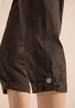Mid Waist Casual Fit Hose mit Turn Up