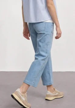 Mid Waist Jeans Culotte im Loose Fit
