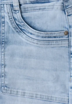 Mid Waist Jeans Culotte im Loose Fit