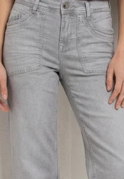 Mid Waist Jeans Culotte im Loose Fit
