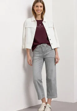 Mid Waist Jeans Culotte im Loose Fit