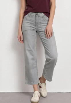 Mid Waist Jeans Culotte im Loose Fit