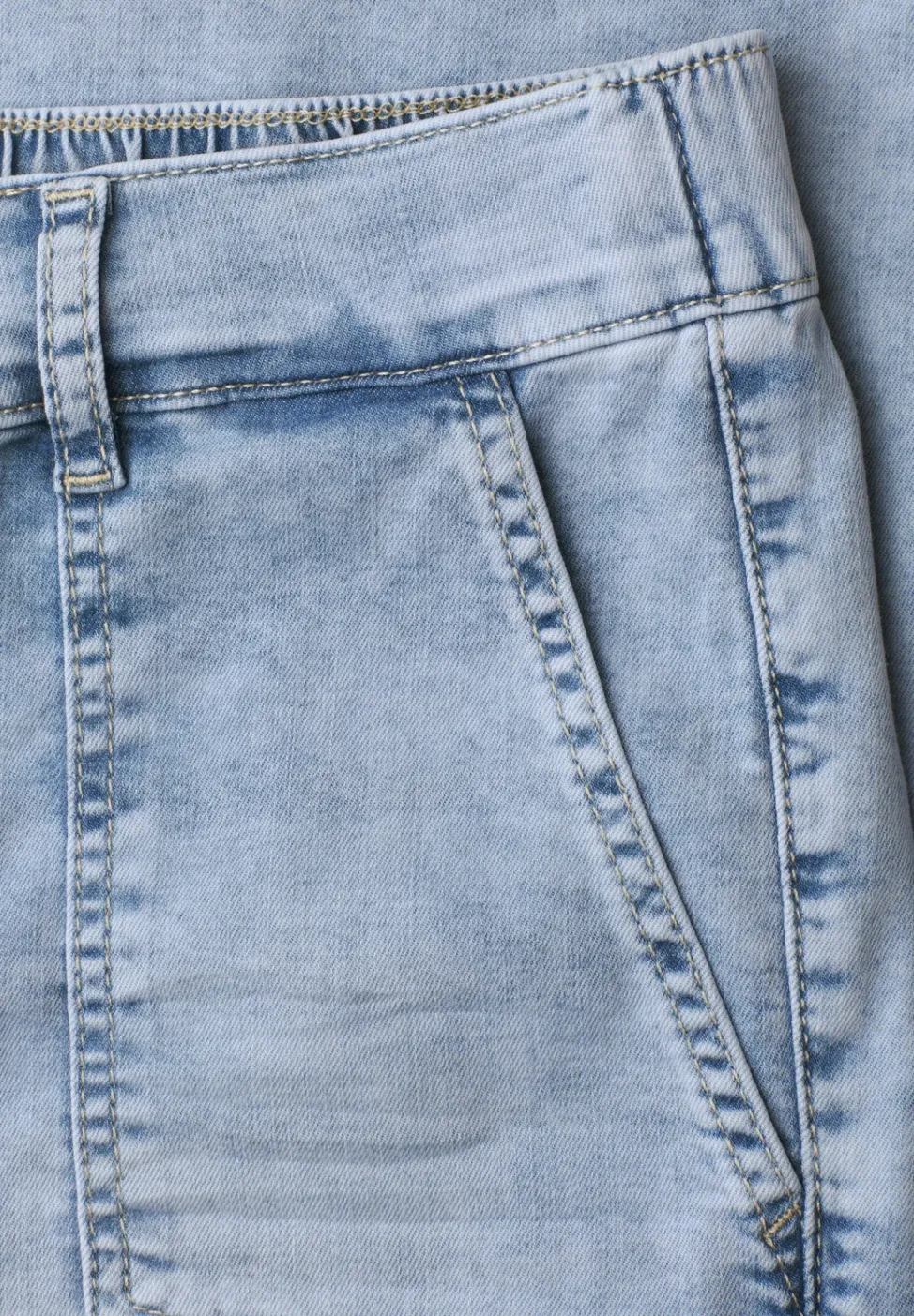 Mid Waist Jeans Culotte im Loose Fit