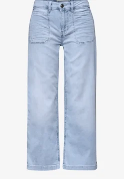 Mid Waist Jeansculotte im Loose Fit