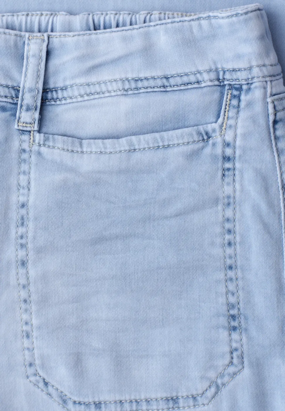Mid Waist Jeansculotte im Loose Fit