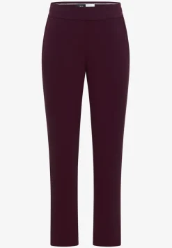 Mid Waist Slim Leg Hose im Casual Fit