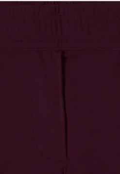 Mid Waist Slim Leg Hose im Casual Fit