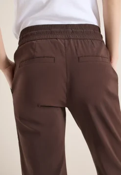 Mid Waist Slim Leg Hose im Casual Fit