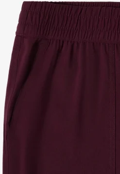 Mid Waist Slim Leg Hose im Cargo-Look