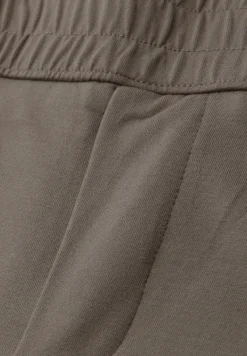 Mid Waist Slim Leg Hose im Loose Fit